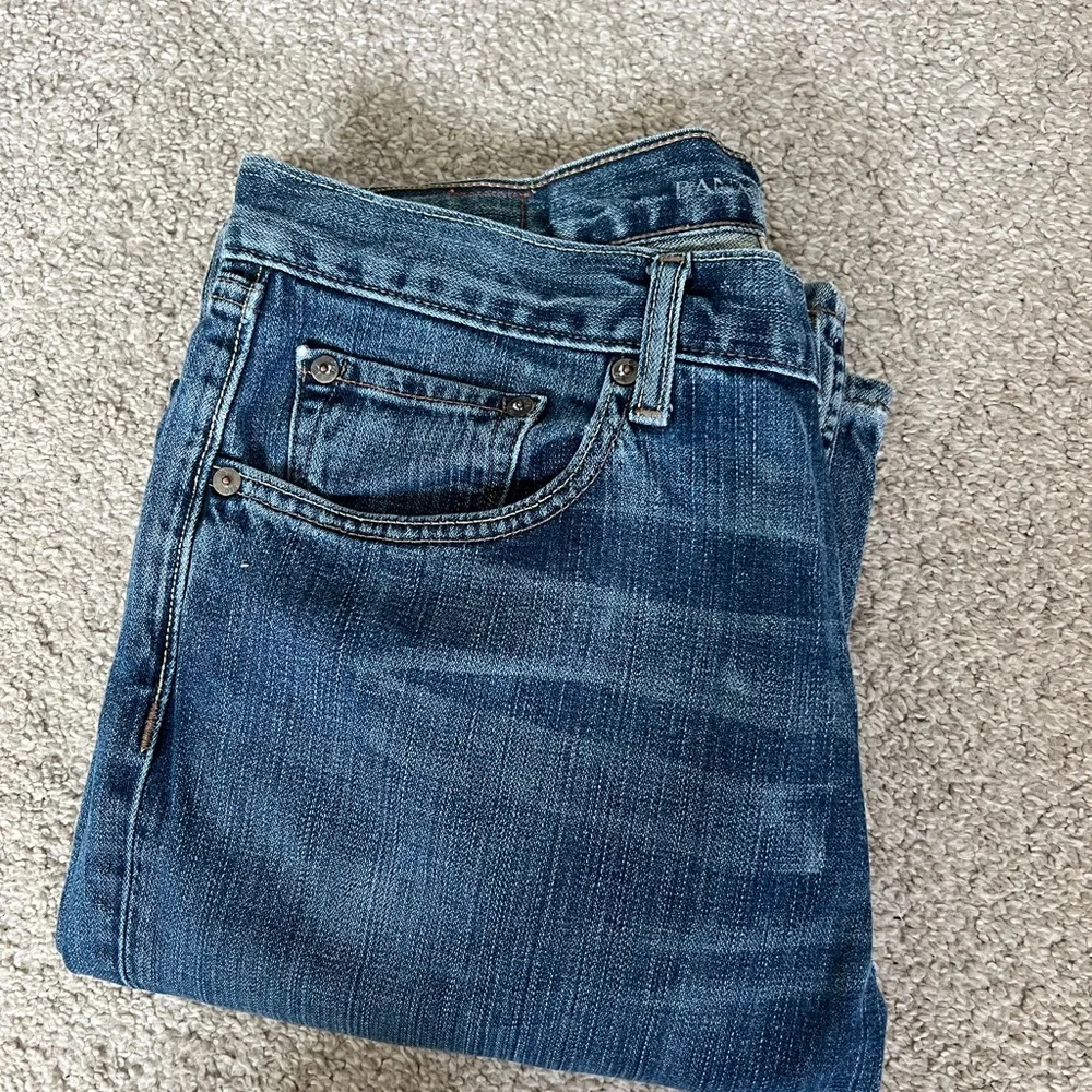 Banana Republic Blue Bootcut Jeans Timeless Style 33x32 100% cotton